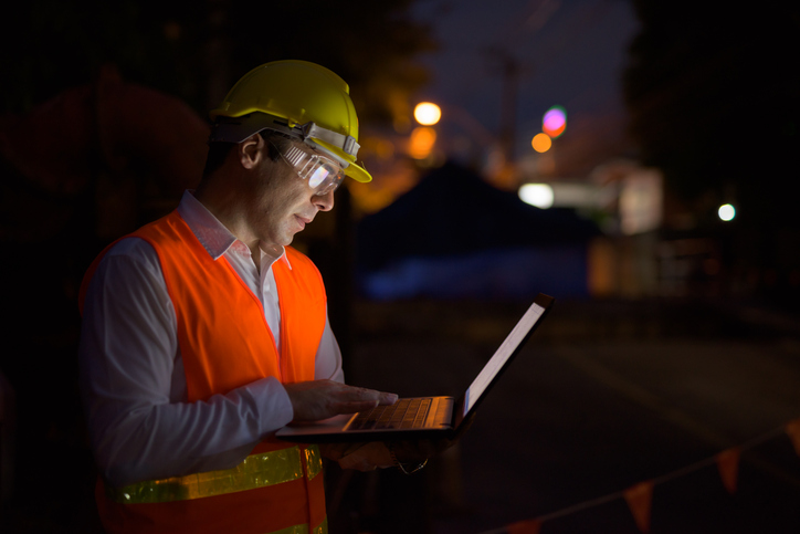 Our trades people often work through the night to make sure our infrastructure is running properly.